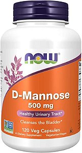 D Mannose (d-manose) 500mg 120 Cps Now Foods