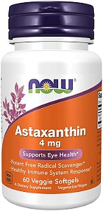 Astaxanthin 4mg (60 softgels) - Now Foods