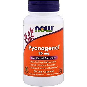Pycnogenol 30Mg - 60 Cápsulas Vegetarianas- Now Foods