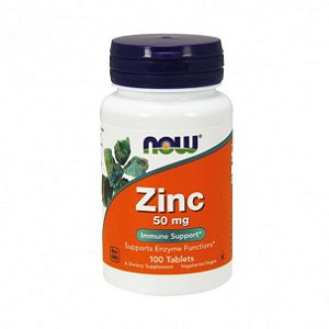 Zinco 50Mg Now Foods 100 Tablets