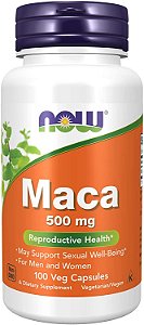 Maca Peruana 500Mg (100 Cápsulas) - Now Foods