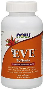 Eve Multivitamínico Feminino (180 Softgels) Now Foods