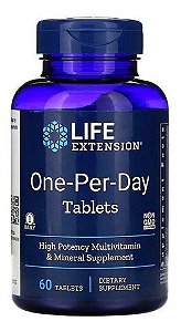 Life Extension One-Per-Day Tablets 60 Tabs Multivitamin