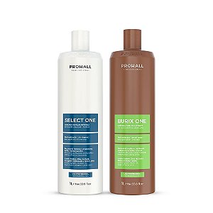 Combo Prohall Progressiva Select One 1 litro + Progressiva Burix One – 1L (Com Brindes Exclusivos) -