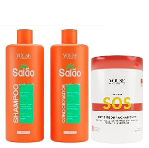 Kit Youse Pós Salão + SOS Antiemborrachamento – Reconstrução Instantânea