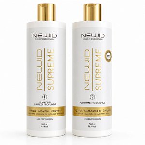 Kit Progressiva Newid Supreme – Shampoo + Alinhamento dos Fios (2x500ml)