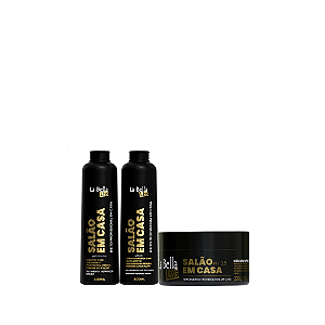 Combo Salão em Casa – Cabelos Renovados, Macios e Brilhantes -La Bella Liss