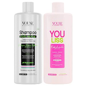 Shampoo Antirresíduos + Progressiva YouLiss 2x1L - Youse