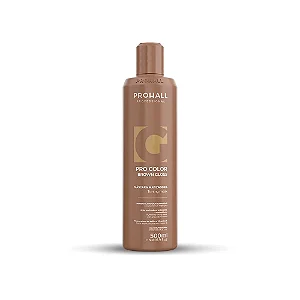 Máscara Matizadora Brown Gloss Efeito Morena Iluminada Caramelo 500ML Prohall