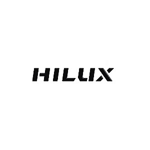 Adesivo Overbumper Dfender Hilux 2016 a 2021 Preto