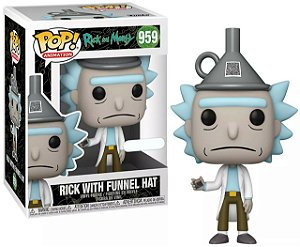 Funko Pop Rick With Funnel Hat  Rick and Morty 959