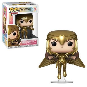 Funko Pop Wonder Woman Golden Armor Flying  WW84 324