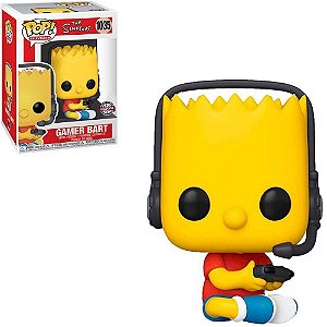 Funko Pop Gamer Bart  The Simpsons 1035