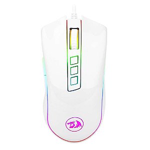 Mouse Cobra RGB Branco