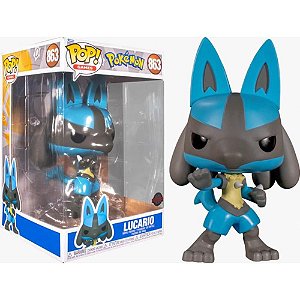 Funko Pop Pokemon Lucario  863 Super Sized 10 polegadas