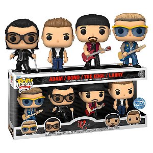Funko Pop Rocks U2 Zoo Tv Adam - Bono - The Edge - Larry 4