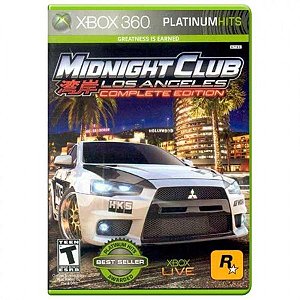 Midnight Club Los Angeles Complete Edition Xbox 360 Seminovo