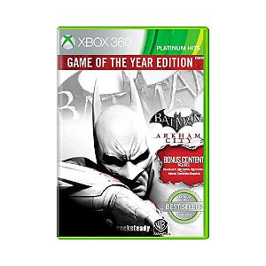 Jogo Seminovo Batman Arkham City Game Of The Year Edition PS3