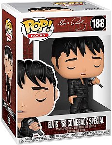Funko Pop Rocks Elvis ' 68 comeback Special 188
