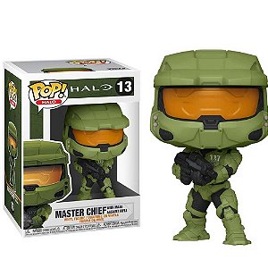 Pop Funko Halo Master Chief With MA40 Assault Rifle 13