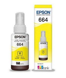 REFIL DE TINTA EPSON T664420 AMARELO L110/L220/L365/L375