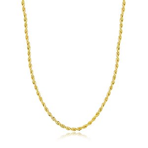 Colar Cordão Baiano - Banho em Ouro 18k