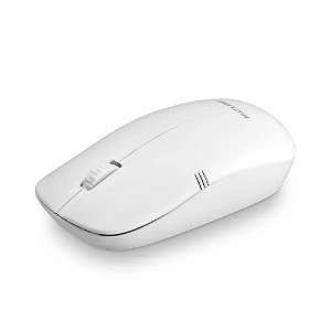 Mouse Sem Fio Light Conexão Usb 1200dpi 3 Botões Design Slim Branco