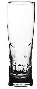 Copo Heineken Light estrela alto relevo  (s/ logo) 570 ml
