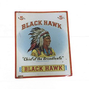 Placa De Metal Black Hawk- Leia A Descrição