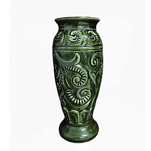 Vaso Alto verde Cerâmica Premium- Leia a descrição