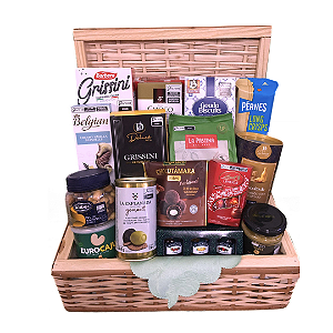 Cesta Maleta Vime (opção s/ bebida)