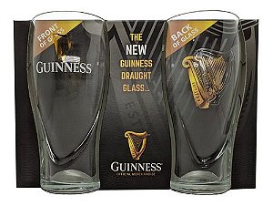 Kit 2 copos Guinness oficial 560ml 