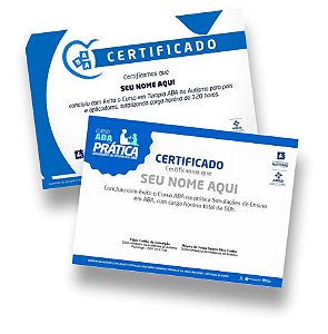 Emissão de certificado físico