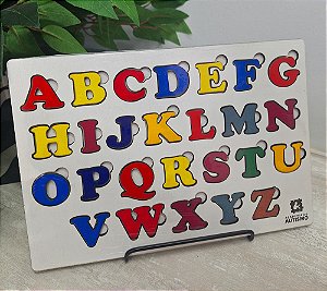 Tabuleiro educativo - Alfabeto móvel