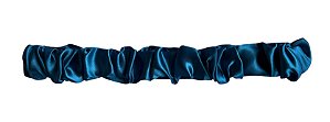 Tiara de Cetim -  Faixa de cabelo multifuncional - Azul Turquesa