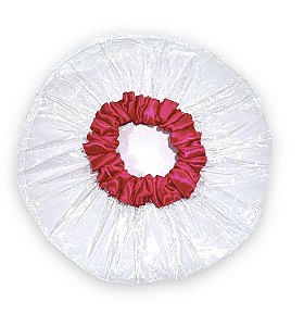 Touca de Umectação e Hidratação - Plástico Cor Rosa Pink
