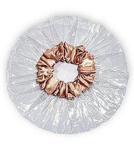 Touca de Umectação e Hidratação - Plástico Cor Rosé