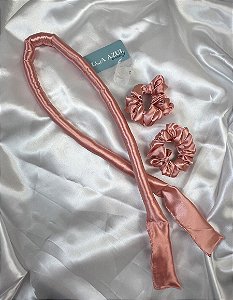 Modelador de Cachos Slim  - Cachos Sem Calor e sem Danos Cor: Rosé