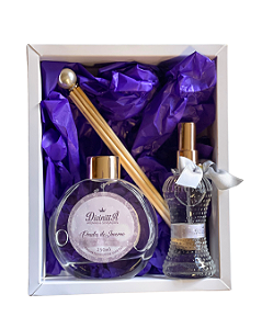 Kit Presente Aromatizador Varetas e Spray Cinturinha - Prados de Inverno