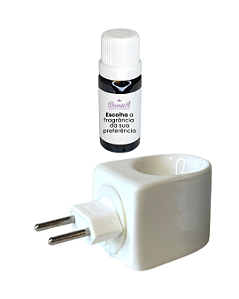 Kit Difusor de Tomada e Óleo Aromático