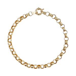 Pulseira Portuguesa 5mm em Ouro 18k