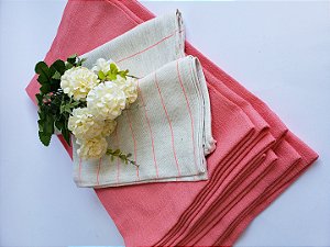 jogo americano rosa 8 lugares