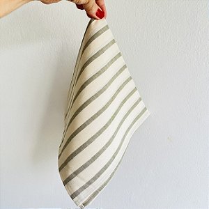 Guardanapo de tecido linho verde 10 lugares