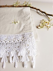 Caminho de mesa linho  380 x 45 cm