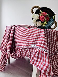 Toalha de mesa xadrez