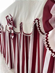 Toalha de mesa sobrepor branca 350 x 100 x 80 cm