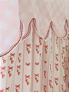 Toalha mesa festa aniversário tema morango