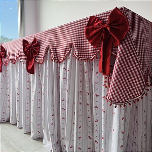 Toalha de Mesa Festa Cerejinha 220x100x80