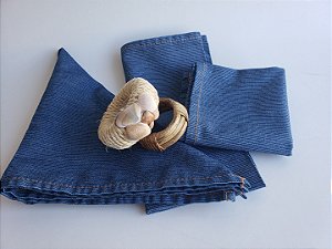 Guardanapo jeans . Guardanapo jeans 12 lugares