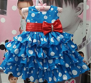 Vestido Infantil Galinha Pintadinha - tam 1 ao 3